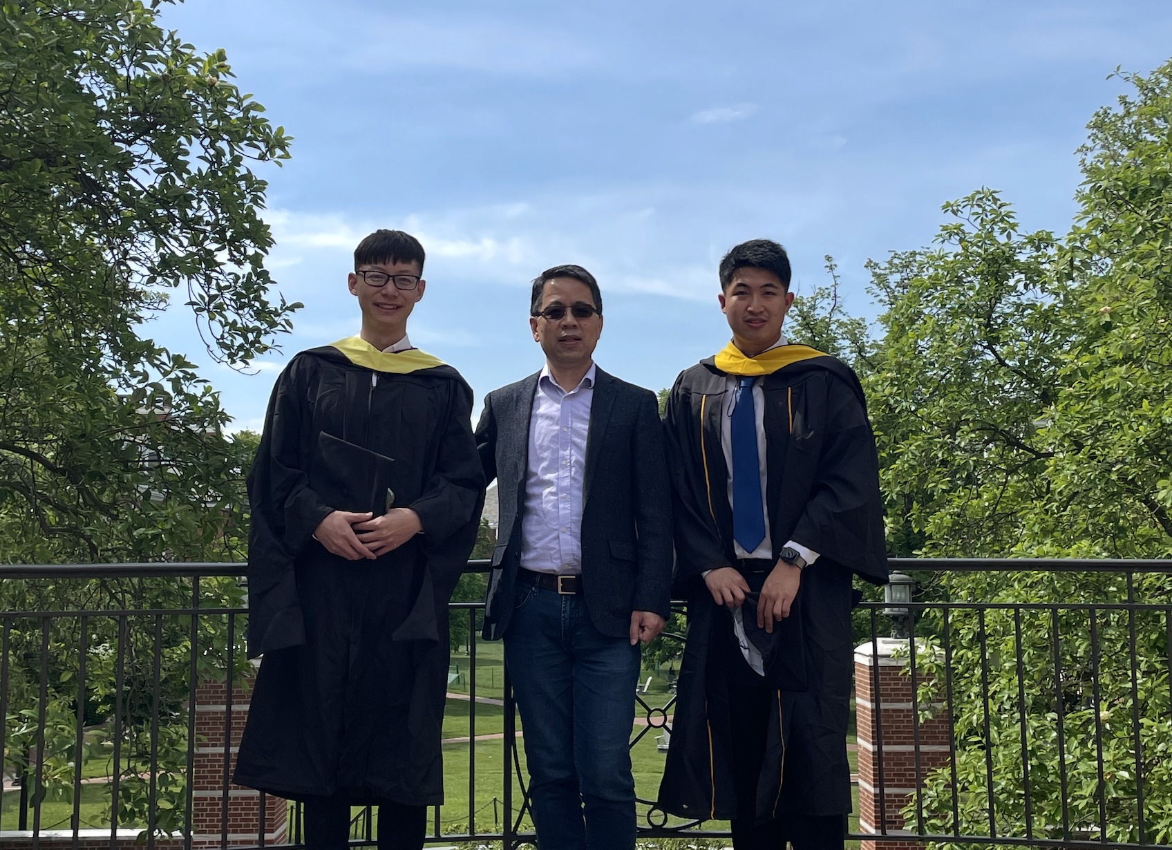 Master’s graduation at Johns Hopkins University